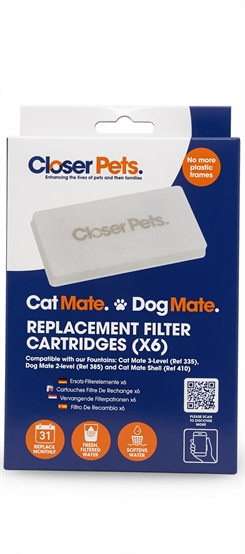 Cat mate vandfountain Filter 6 stk